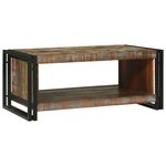 vidaXL Table basse Marron 90 x 50 x 38 cm bois de récupération massif