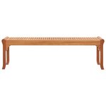 vidaXL Banc de jardin 3 places 150 cm Bois d'eucalyptus solide