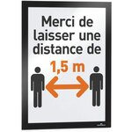 Sachet 2 Cadres Magnétiques DURAFRAME® A4 noir DURABLE
