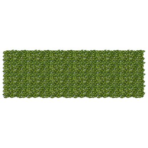 vidaXL Écran de balcon avec feuilles Vert et jaune 300 x 100 cm