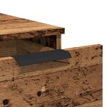 vidaXL Armoire de bureau vieux bois 33x50x75 cm bois d'ingénierie