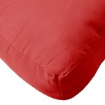 vidaXL Coussins de palette 2 Pièces rouge tissu oxford