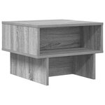 vidaXL Table basse Gris Sonoma 48 x 46 x 35 cm Bois d'ingénierie