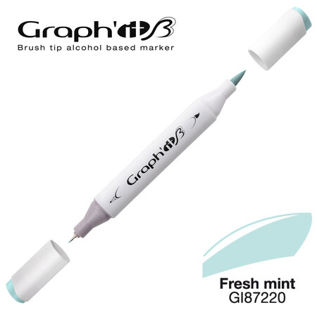 Marqueur manga à l'alcool Graph'it Brush 7220 Fresh mint