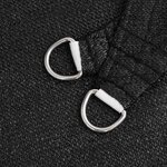 vidaXL Voile d'ombrage 160 g/m² triangulaire noir 3x4x4 m PEHD