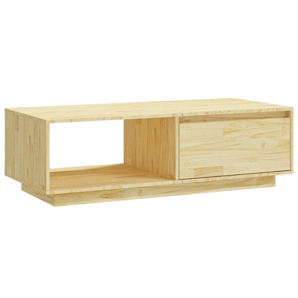 vidaXL Table basse 110x50x33 5 cm bois de pin massif
