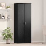 vidaXL Haut Armoire Chêne noir 70 x 33 5 x 180 cm Bois d'ingénierie