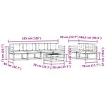 vidaXL Ensemble de canapés d'extérieur 6 pc Blanc et gris clair