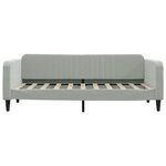 vidaXL Lit de jour avec lit gigogne et tiroirs 100x190 cm velours