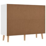 vidaXL Buffet Blanc 90x30x72 cm Bois d'ingénierie