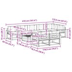 vidaXL Ensemble de canapés d'extérieur 9 Pièces Blanc et gris clair