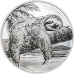 Monnaie SLOTH Seven Deadly Sins 1 Oz Argent 5$ Cook Islands 2026