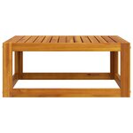 vidaXL Table basse 68x68x29 cm Bois d'acacia solide