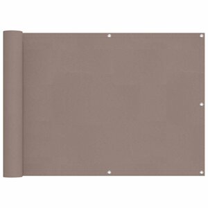 vidaXL Écran de balcon 75 x 200 cm Oxford alu enduit de PU