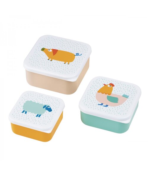 Set de 3 Lucn box - La ferme