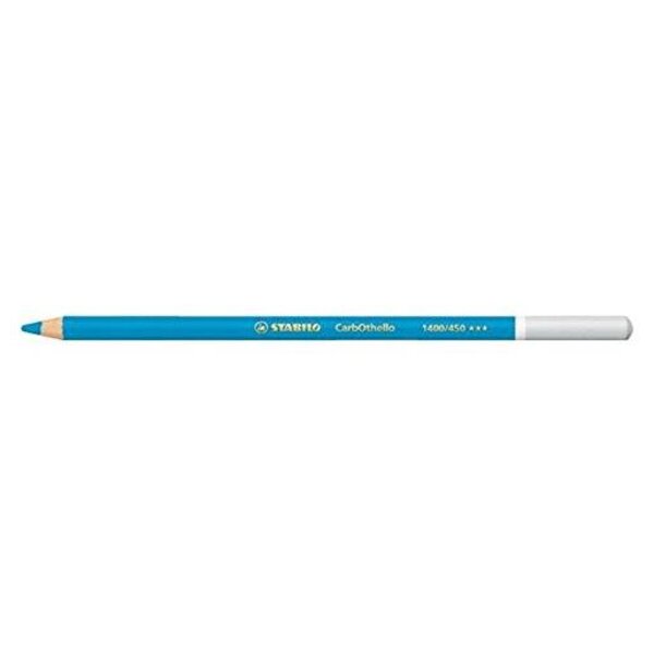 Crayon de couleur Fusain Pastel CarbOthello Cyan STABILO