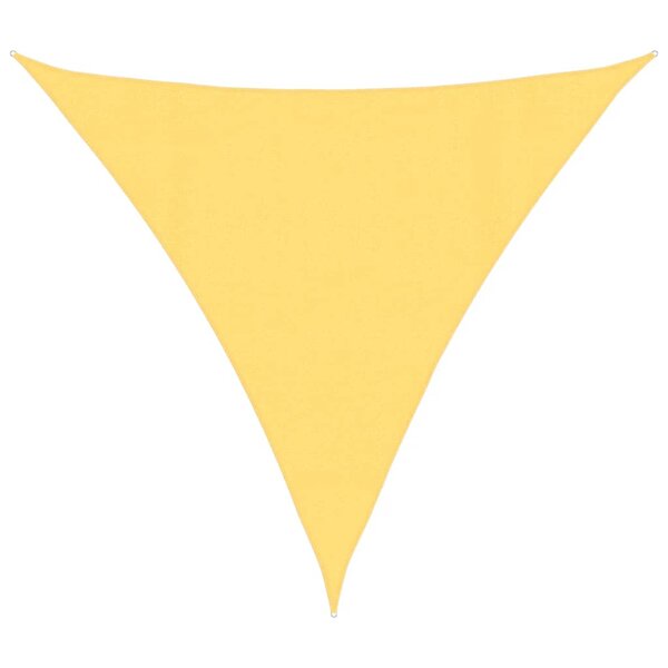 vidaXL Voile d'ombrage 160 g/m² Beige 4x4x4 m PEHD