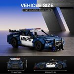 Mould King 15073 - Mustang de police