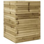 vidaXL Jardinière 50x50x68 5 cm bois de pin imprégné