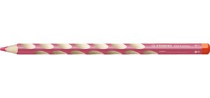 Crayons de couleur easycolors  pour droitiers  rose stabilo