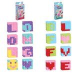 BANDAI Pretty Pixels - Krazy Pixels - Fabrique a gommes - Mini coffret - Modele aléatoire