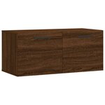 vidaXL Armoire murale chêne marron 80x36 5x35 cm bois d'ingénierie