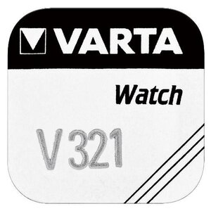 Pile oxyde argent pour montres V321 (SR65) 1 55 Volt VARTA