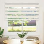 vidaXL Store zèbre beige marbré largeur du tissu 140 9 cm polyester