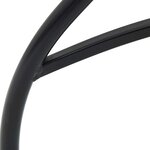 vidaXL Ensemble de bistro mosaïque bleu et blanc fer et céramique