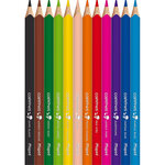 MAPED Boîte Carton de 12 Crayons de Couleur Color'peps Maxi