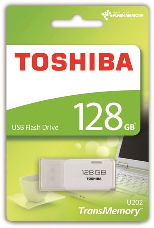 Clé USB Toshiba U202 128 Go (Blanc)