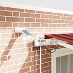 vidaXL Auvent Rétractable Orange et marron 300 x 250 cm