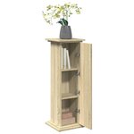 vidaXL Piédestal avec rangement chêne sonoma bois d'ingénierie