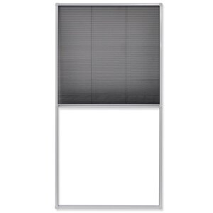 vidaXL Moustiquaire plissée pour fenêtre 80 x 160 cm