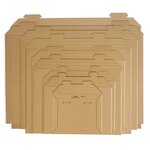 Pochette carton microcannelure recyclé brune raja 46 2x36 2 cm (lot de 100)