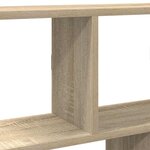 vidaXL Étagère cube murale 12 compartiments chêne sonoma