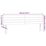 vidaXL Têtes de lit 2 Pièces Bleu foncé 90x5x78/88 cm Velours