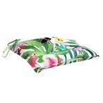 vidaXL Coussins de chaise lot de 6 multicolore 40x40x7 cm tissu