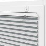 vidaXL Store plissé gris clair 45x100 cm largeur du tissu 44 4 cm