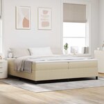 vidaXL Cadre de lit plateforme Vert gris 200 x 200 cm tissu