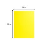 Paquet 25 chemises Double Poche ROCK''S 210 double A4 ou A3 - 24x32cm Jaune citron x 10 EXACOMPTA