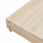 vidaXL Tiroirs de rangement dessous de lit 2 Pièces gris foncé