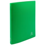 Classeur 4 Anneaux 15mm Polypropylène Opak - A4 - Vert Clair - X 25 - Exacompta