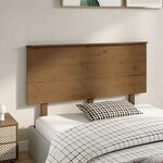 vidaXL Tête de lit Marron miel 139x6x82 5 cm Bois massif de pin