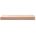 vidaXL Dessus de table 50x50x4 cm carré bois massif de hêtre