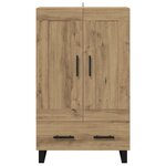 vidaXL Haut Armoire avec tiroir Chêne artisanal 69 5 x 31 x 115 cm