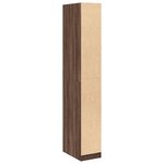 vidaXL Garde-robe chêne marron 30x50x200 cm bois d'ingénierie