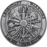 Monnaie WILLIAM WALLACE Legendary Warriors 1 Oz Medaille Argent USA (PRÉCOMMANDE)