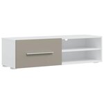 vidaXL Meubles TV avec lumière LED 5 Pièces gris pierre bois d'ingénierie