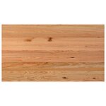 vidaXL Table à manger avec bord naturel 180x100x74cm bois massif chêne
